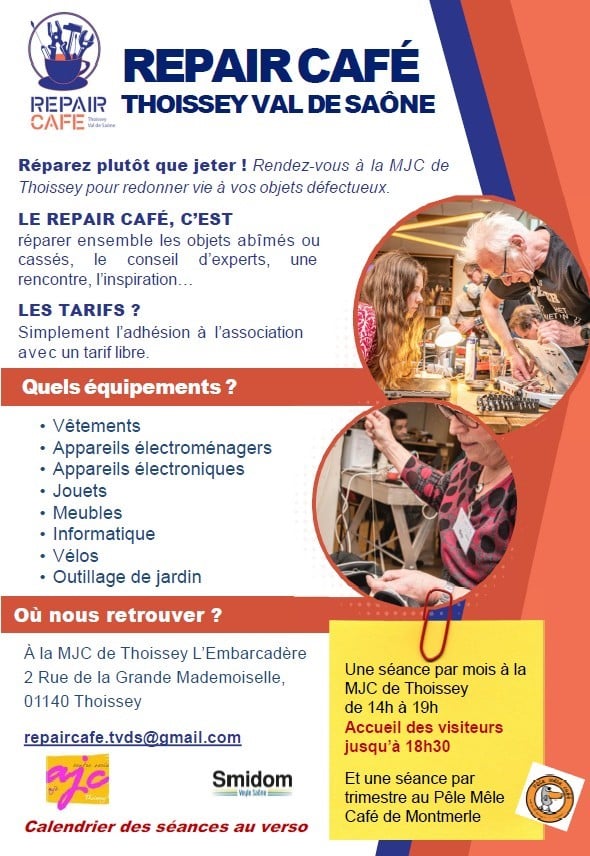REPAIR CAFÉ Thoissey Val de Saône